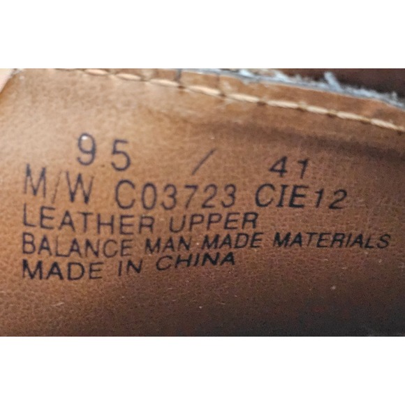 b.o.c Brown Leather Mary Jane Heels EU 41 Womens 9.5 Chunky Y2K 90s Shooties - Picture 9 of 9